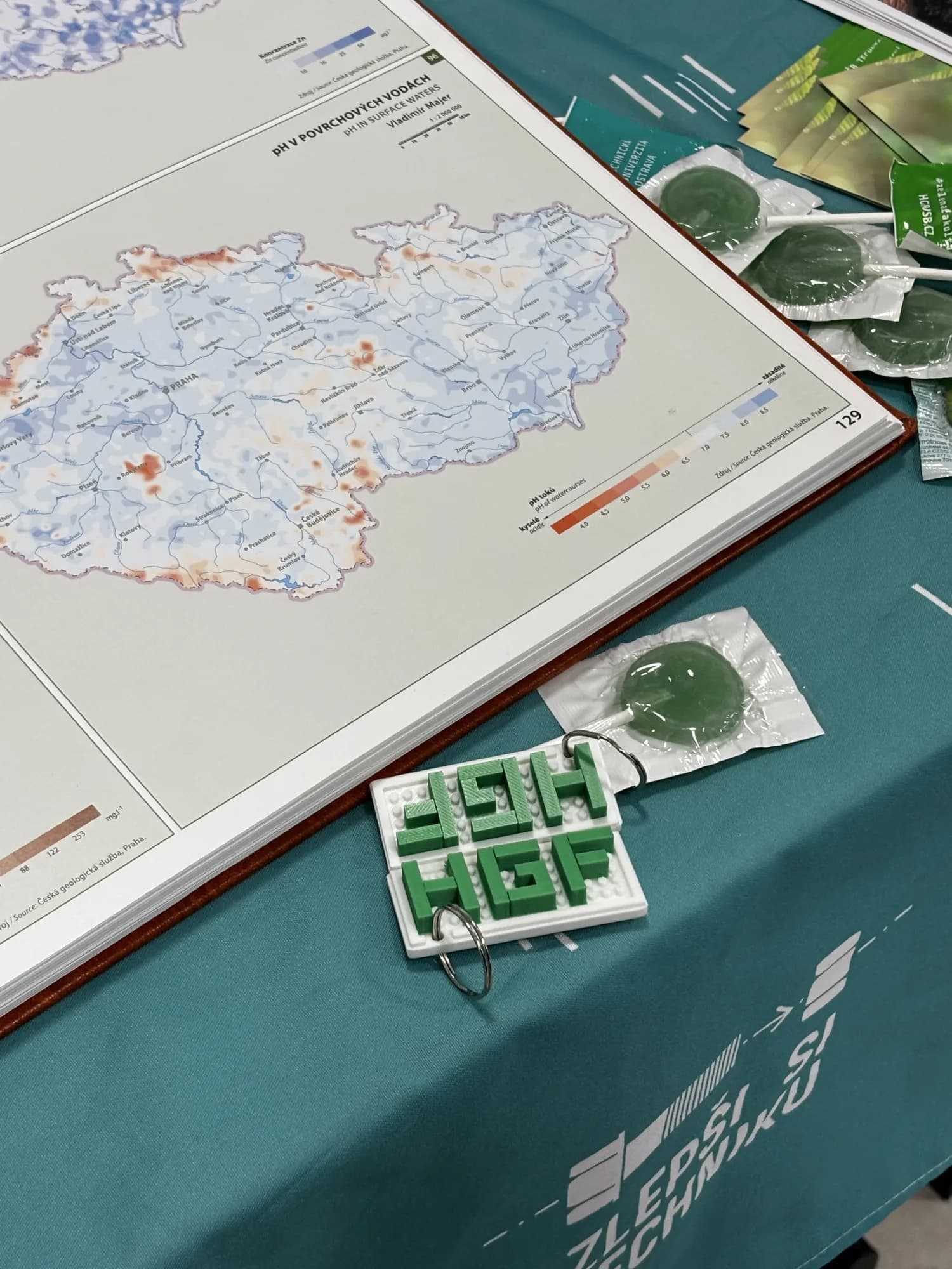 Zakázkové 3D tištěné klíčenky HGF pro VŠB-TUO